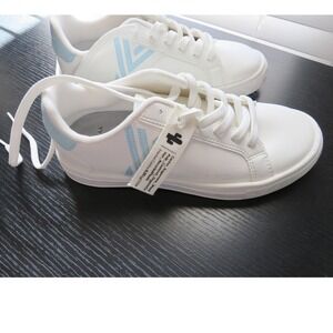 YY Nation Fractus Cactus White & Sky-Blue Sneakers Size 6 M Wonder made Wearable